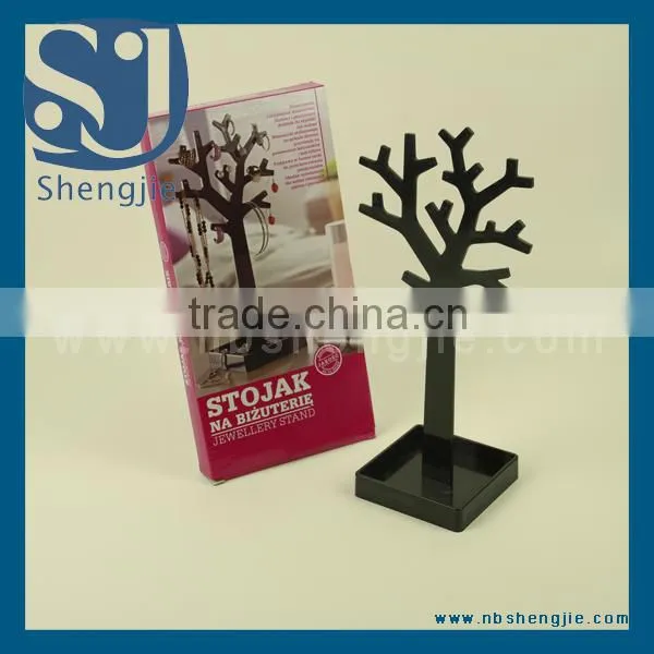Trade Assurance POP jewellery display stand/acrylic box/acrylicHole Clear Acrylic Tongue Bar ,Tree shape Jewellery Display Stand