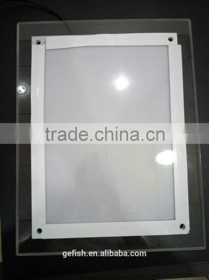 High quality LED light acrylic photo menu display frame