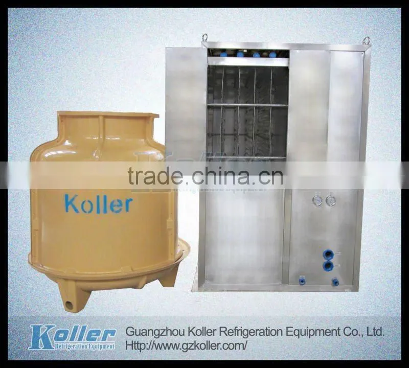 1 tons Auto Plate Ice Machine with PLC program system