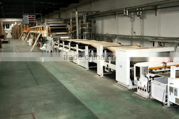 Complete E flute cardboard carton machines plant manufacturer