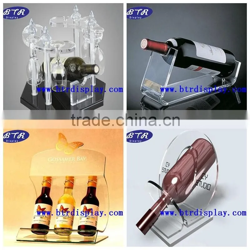 Custom acrylic bottle display rack