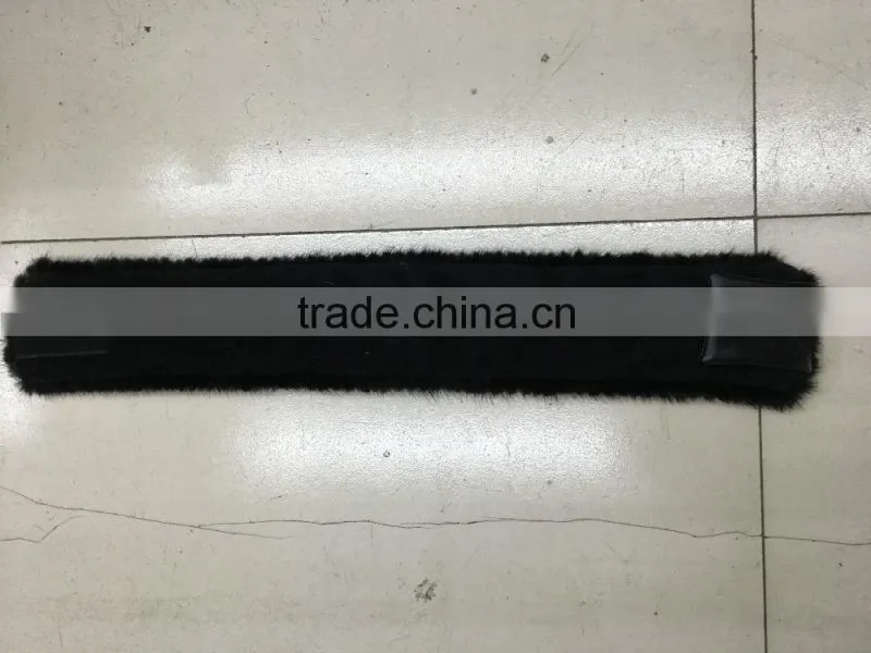 Genuine mink fur head band for women