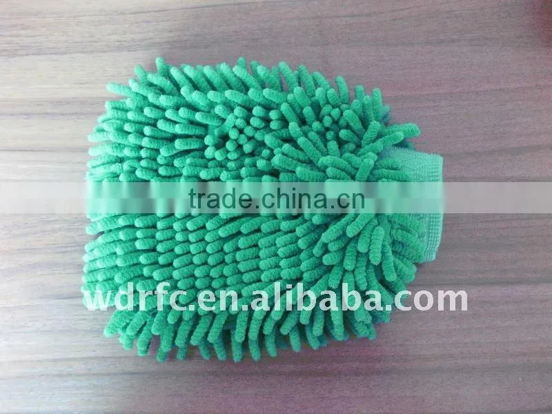 Chenille Mitten&cleaning glove (Polyester Double)