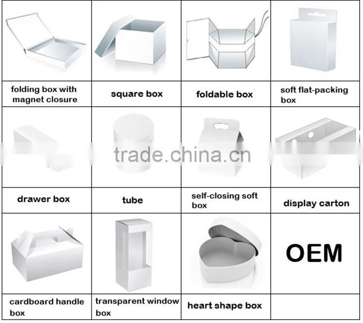 Pvc window Jewelry paper box