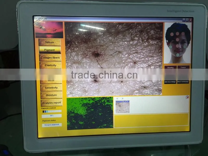3d skin test skin analyzer machine intelligent