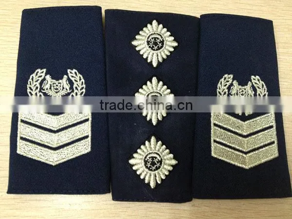 military uniform embroidered epaulette