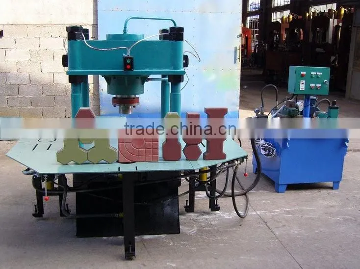 DY-150T hydraulic interlocking paving block machine / small interlock brick machine