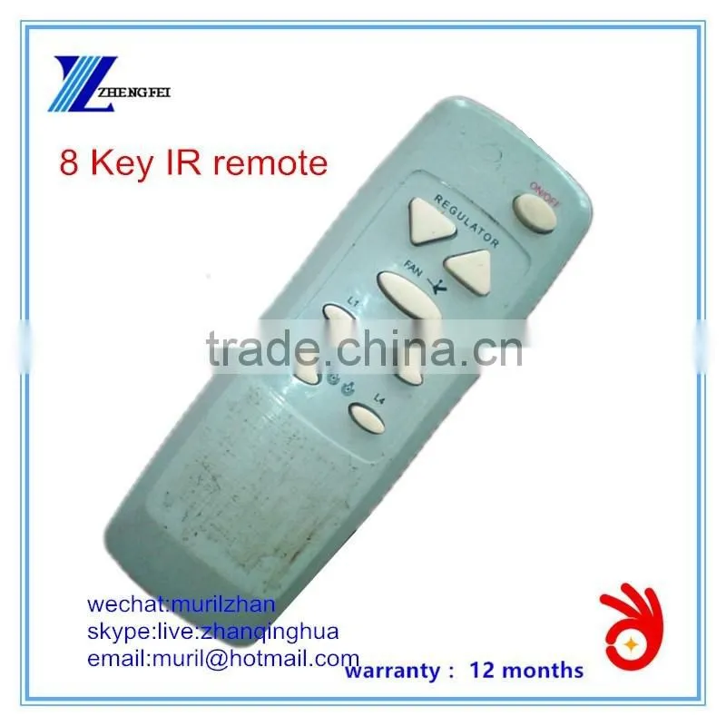 ZF White 41 Keys VOX ELECTRONICS TV Remote Control with 2*AAA 1.5V Battery