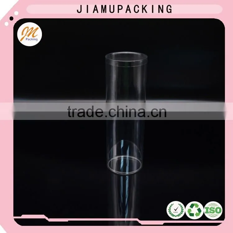 quality clear plastic PVC cylinder tube container, hot sale round box packaging