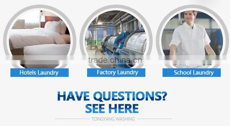 Professional horizontal laundry machine