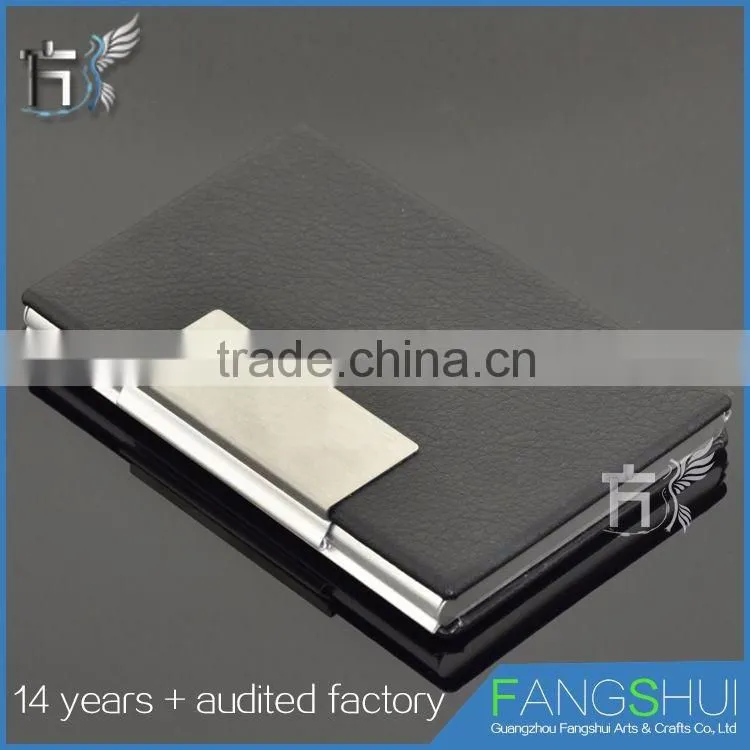 Leather name card holder on sale