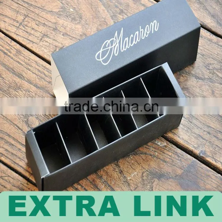 High Quality Macaron Paper Box With Insert Tray For 12 Macarons
