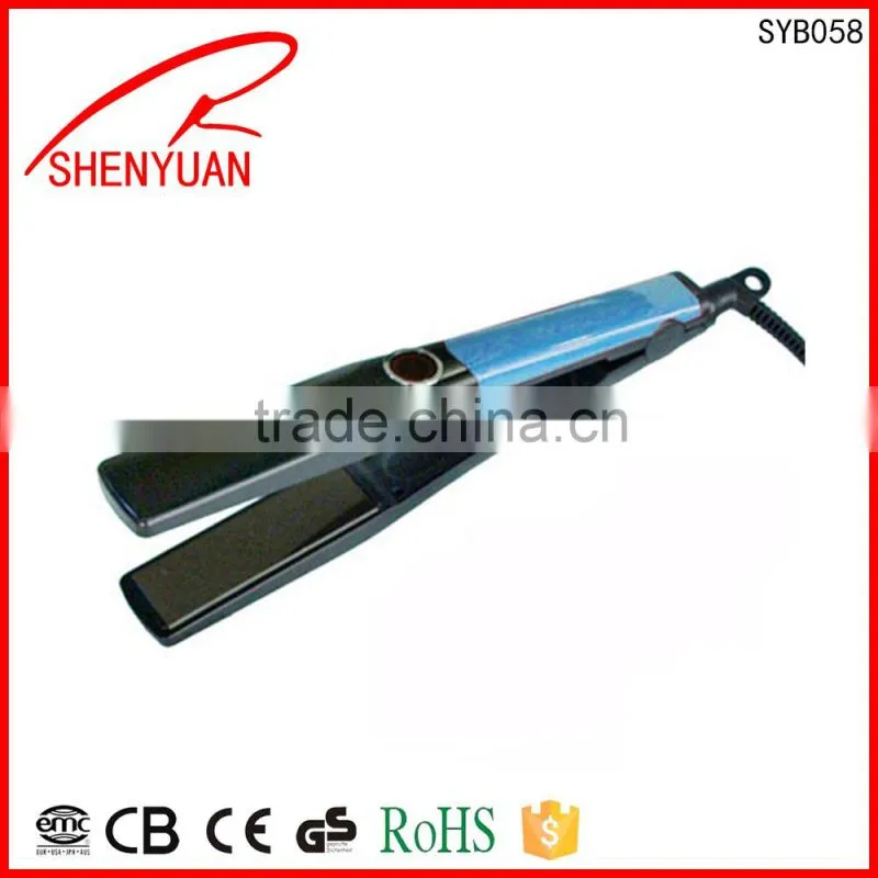 Professiona ceramic coating plate hair straightener OEM hair flat iron beauty salon tools