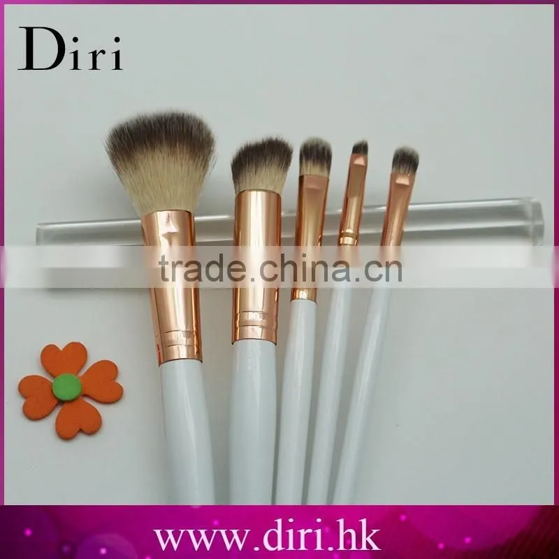5pcs makeup brush set rose gold handle small brush kit hot makeup brush travel kit