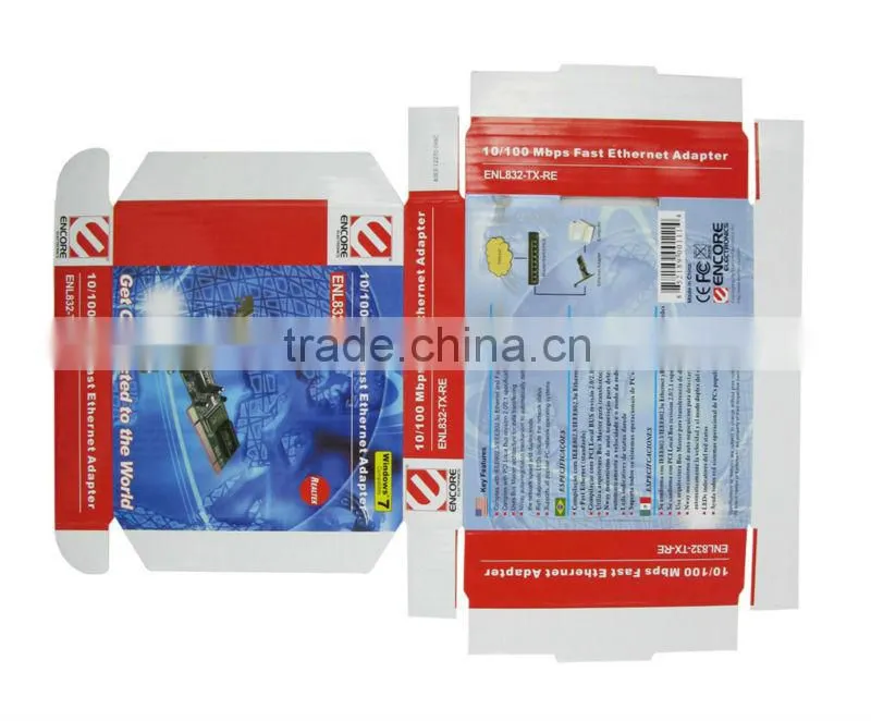 Window 7 compatible paper package box