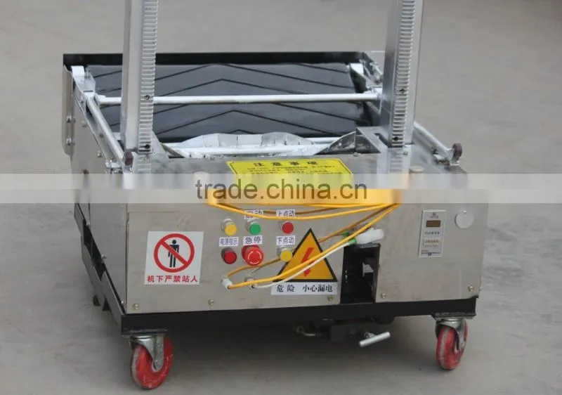 500 square meter per 8 hour automatic wall plastering machine