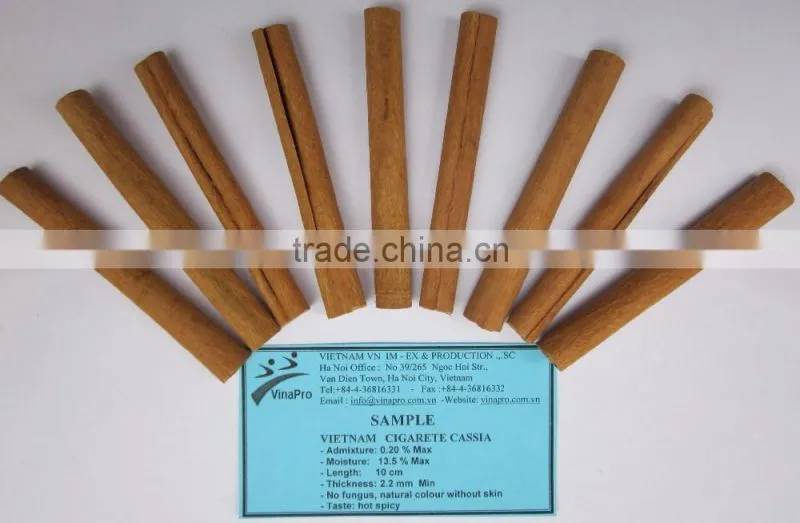 VIETNAM VINAPRO CIGARETTE CINNAMON - MAIN MANUFACTURER