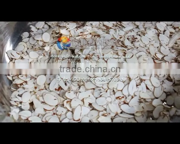 Adjustable Stainless Steel Automatic Nuts Almond Peanuts Slicer Slicing Machine