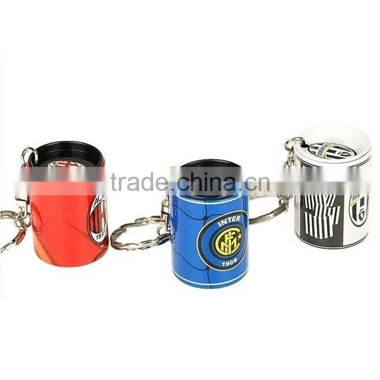 promotional wholesale round kids candy mint coin metal tin key chain