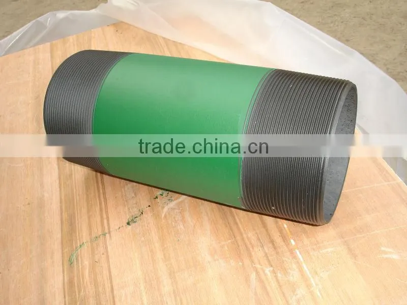 API 5CT 2 7/8"J55 and K55 EUE/NU nipple P*P