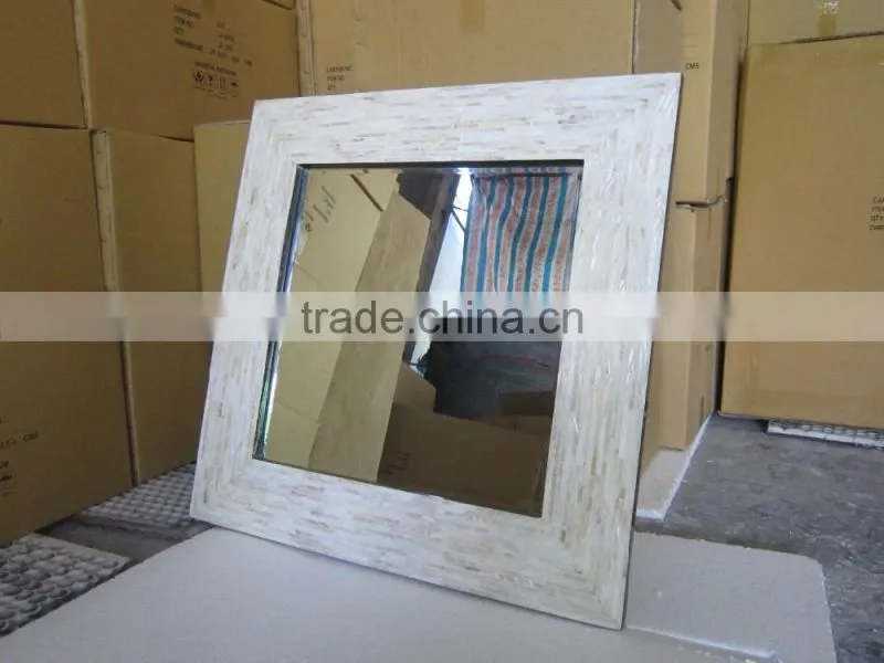 Sophisticated design mirror frame with mother of pearl inlaid made in Vietnam