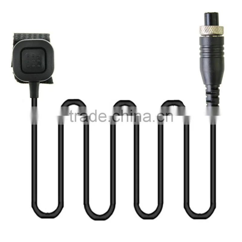 Ear Vibration Headset With Mini Din Finger Ring PTT for Kenwood Two Way Radio