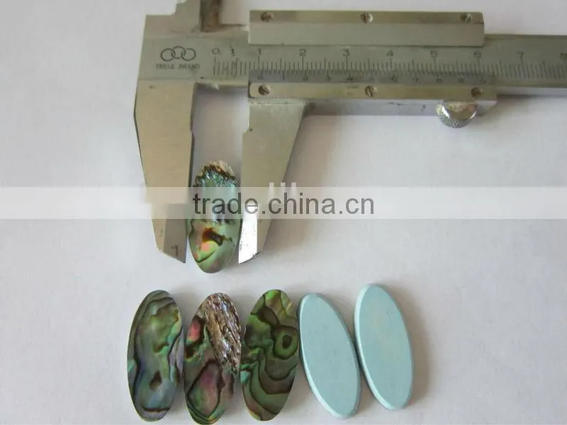 oval shaped abalone buttons for instruments