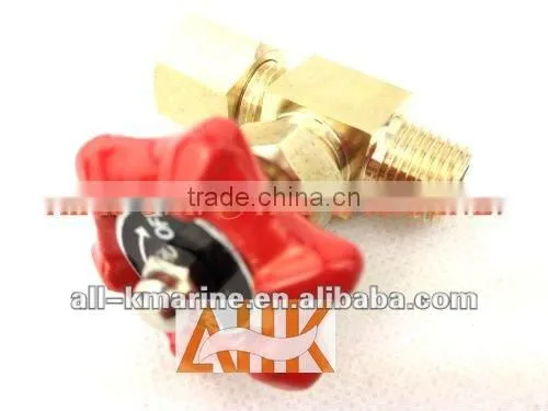 Brass Needle Straight Valves with Ring Joint Nut and Male Thread