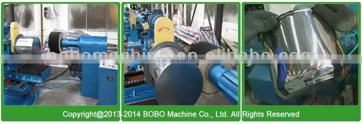 Double station inox cookware polishing machine