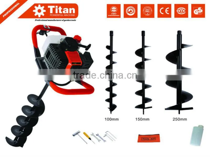 52cc Petrol Earth Auger 3HP with 100/150/200MM drillers