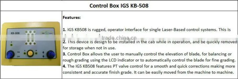 High Precision Agriculture Laser Land Leveler AG308
