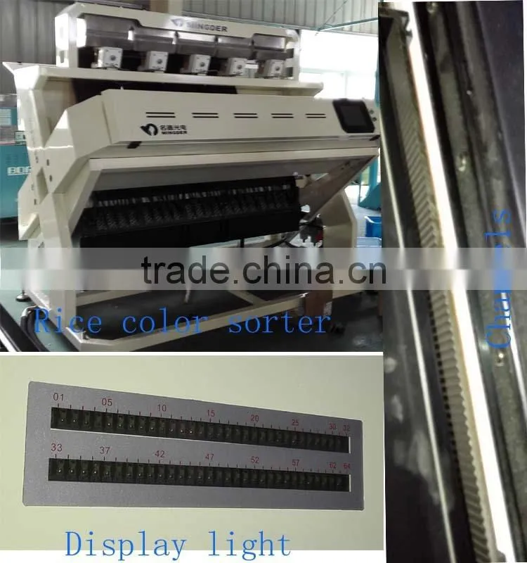 6 Chutes 384 Channels Rice Color Sorter Machine in China