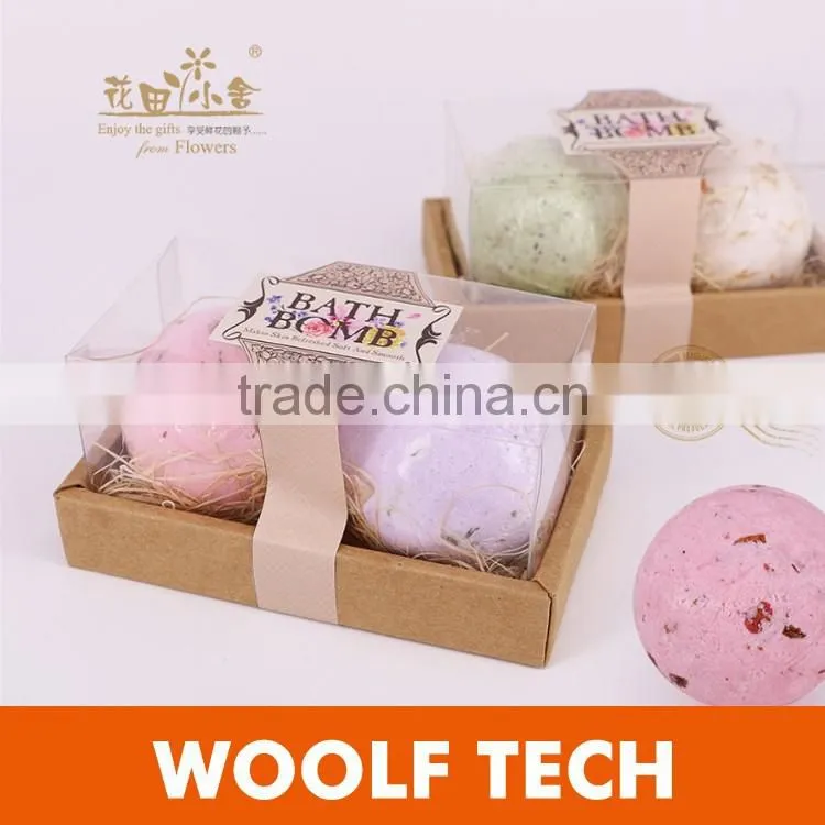 100% Handmade Luxury Moisturizing Fizzy Bath Bomb With rose Oil