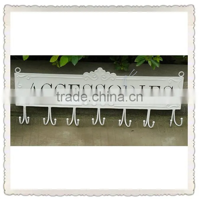 shabby chic indoor and outdoor wrought iron wall decor