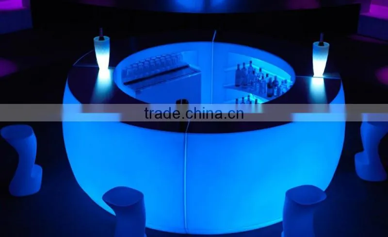 portable bar counter/mobile bar counter design/plastic bar counter/lighting bar furniture