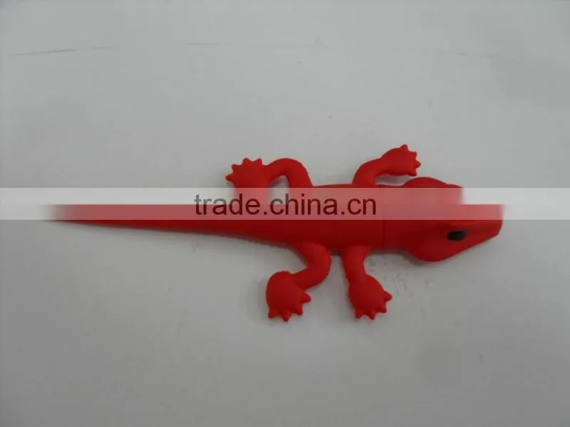 Lizards U disk shell gecko U disk shell Creative animal cartoon USB shell
