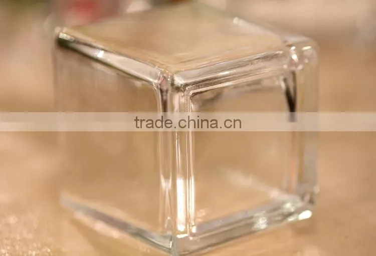 cheap clear cube glass vases wholesale