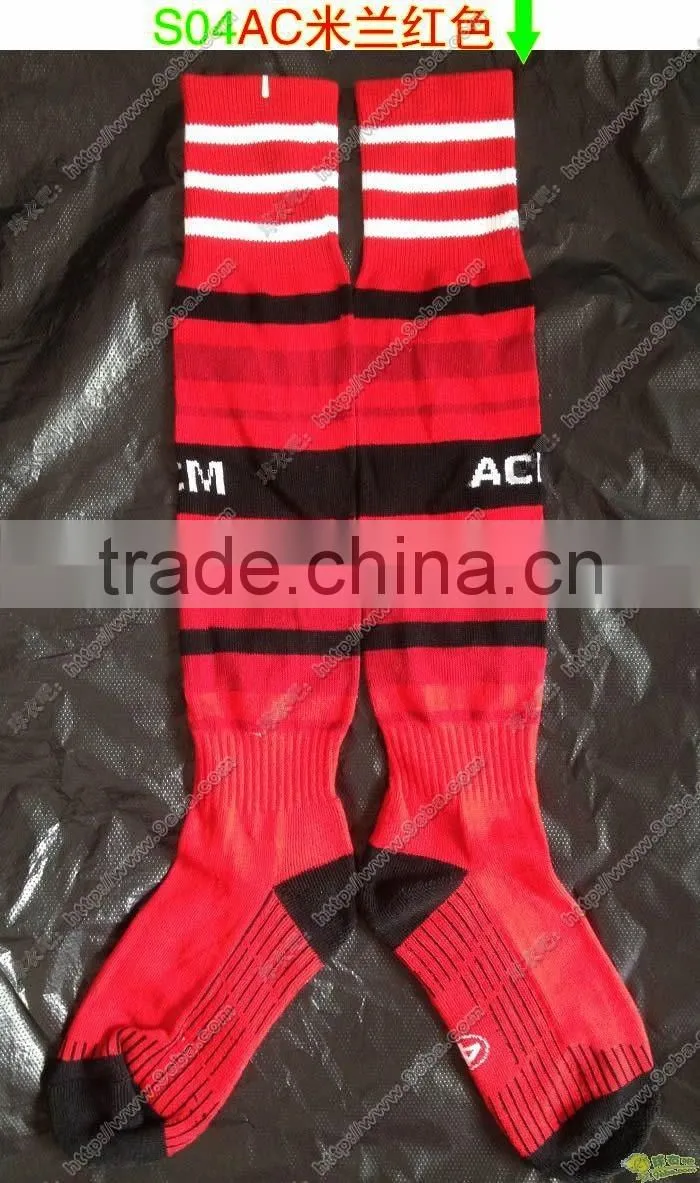 white long tube football socks/funny long football socks