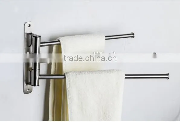 Fashion Bathroom Design Stainless Steel 3 Tiers Removable Towel Rail
