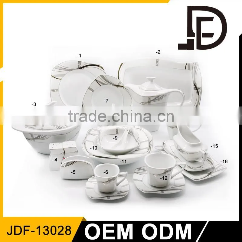 personalized fine china silver round english restaurant coffee ceramic tea pot with printing