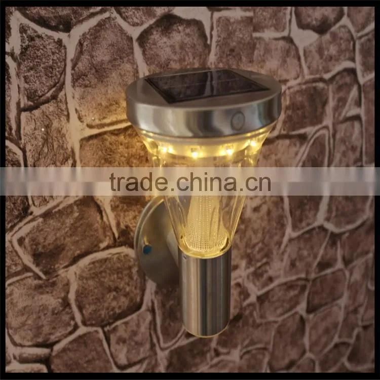 solar led street sensor wall gate light outdoor