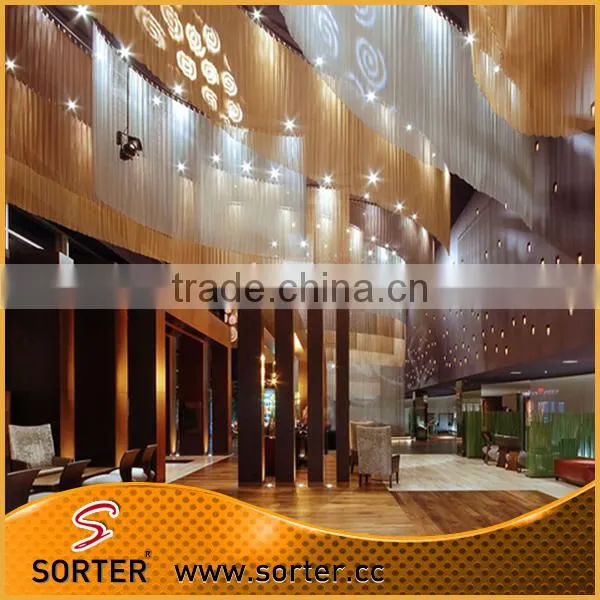 High quality luxury metal chain mail curtain for living room partition