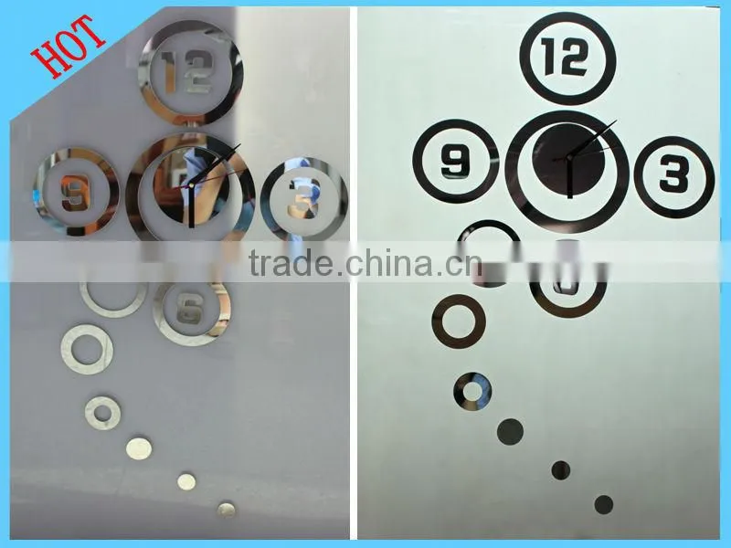Hot! Wholesale acrylic promotional wall clock, clock wall China supplier, acrylic 9 inch wall clock