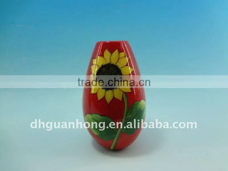 Ceramic Sunflower Vase