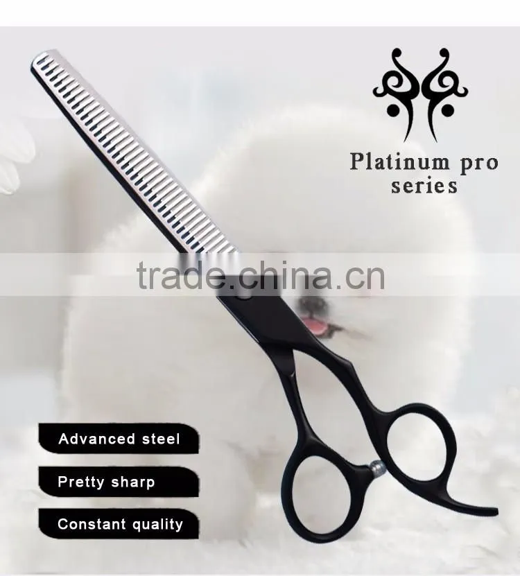 Professional japanese 440C 7.0inch with 40teeth Pet Grooming Scissors