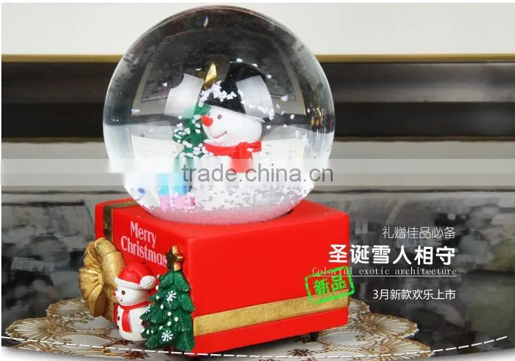 Hot Sale musical snow globe christmas Gifts snow globe christmas decoration snow globe