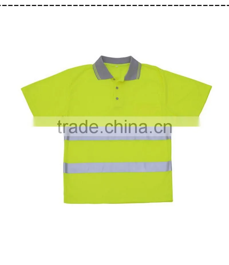 100% Cotton Fabric High Visibility Polo Shirt