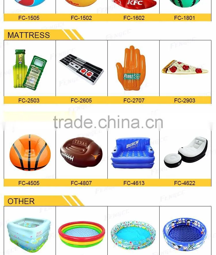 EU market cartoon customized Custom Design kid's large inflatable pool toys