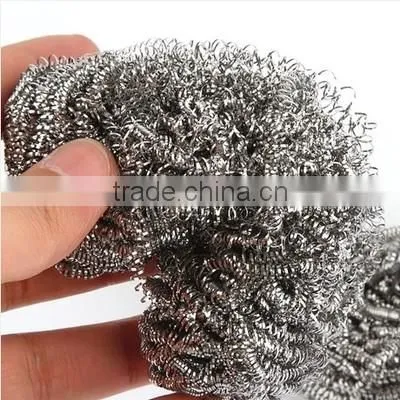 8g-100g stainless steel scourer/kitchen scourer
