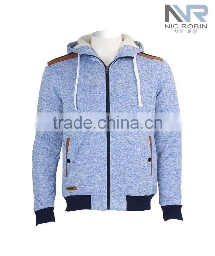 Wholesale Cheap Men Hooded Fleece Jacket With Oem Odm Service Available